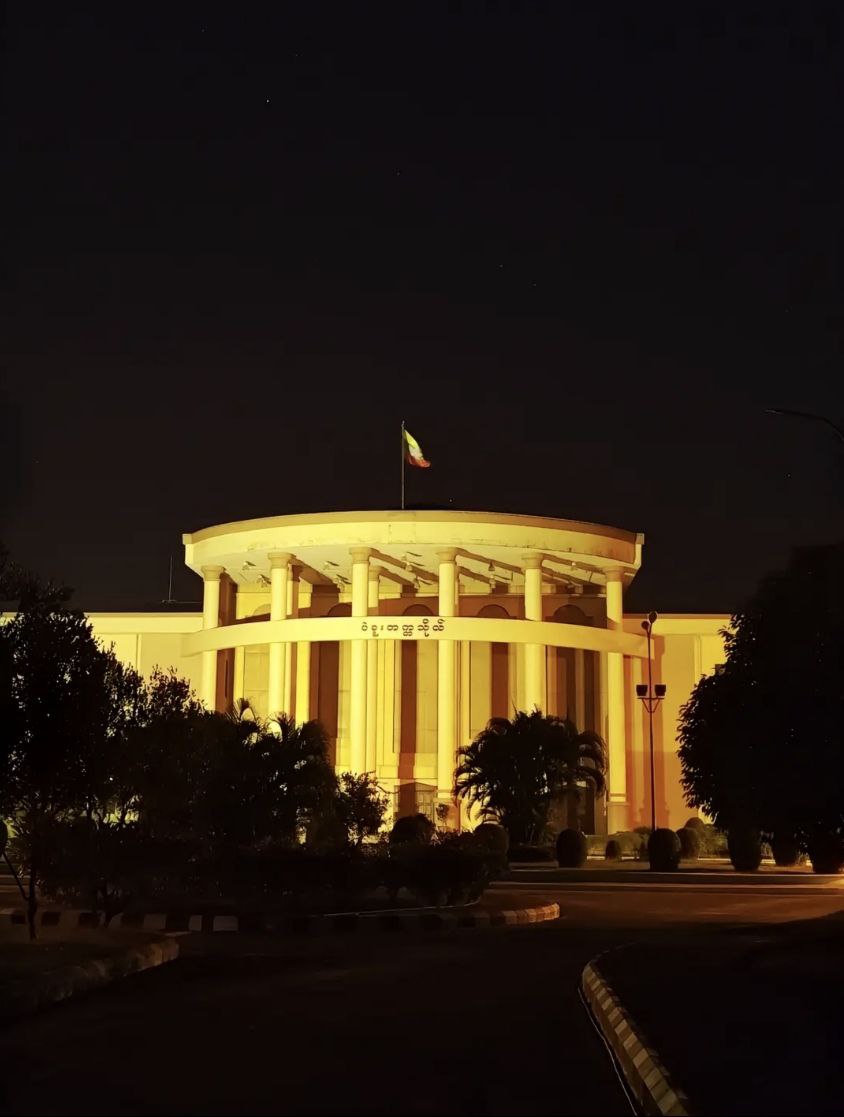 Convocation Hall and Campus Lake